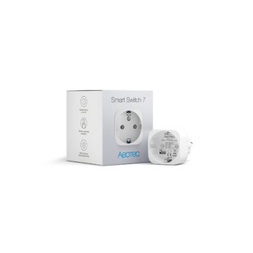 Aeotec Smart Switch 7, smart plug with power meter,  with Z-Wave protocol (ZW175-C16)