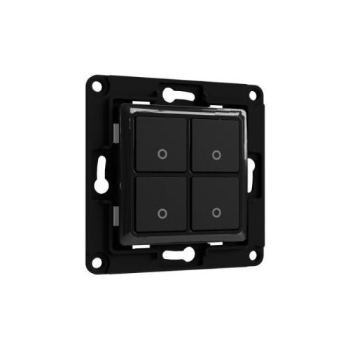 Shelly Wall Switch 4 button - Black