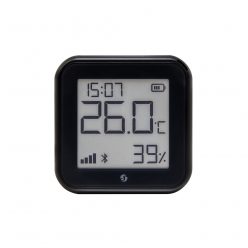   Shelly PLUS GEN3 H&T Wi-Fi + Bluetooth humidity and temperature sensor with e-paper display (black)