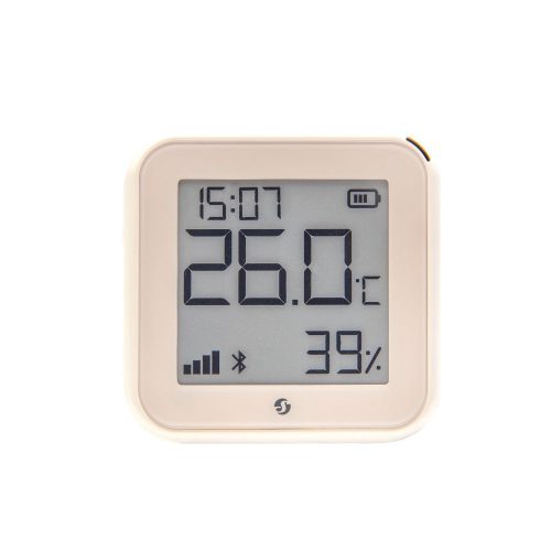 Shelly PLUS GEN3 H&T Wi-Fi + Bluetooth humidity and temperature sensor with e-paper display (ivory)