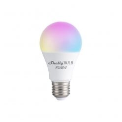   Shelly Duo RGBW (E27) smart dimmable WiFi white+color light bulb