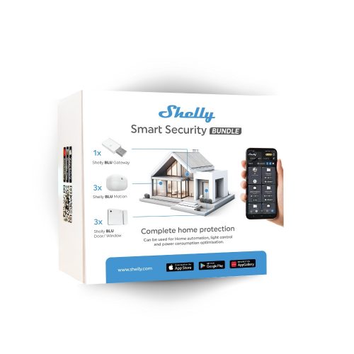 Shelly BLU BUNDLE (3 x BLU Motion sensor + 3 x BLU Door Window sensor + 1 x BLU gateway)