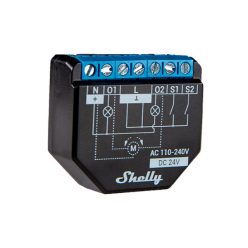   Shelly PLUS 2PM 2-channel WiFi smart relay switch with power meter and roller shutter mode