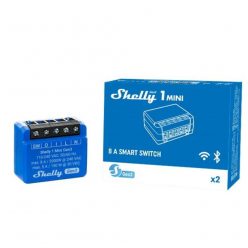   Shelly 1 Mini GEN3, single channel WiFi smart relay switch (8A)