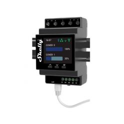   Shelly PRO 4PM Dual Cover WiFi + Ethernet + Bluetooth - 4-gang relay with power meter for controlling 2 roller shutters