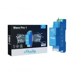   Shelly Qubino Wave PRO 1 smart DIN-rail relay with 1-gang, with Z-Wave protocol