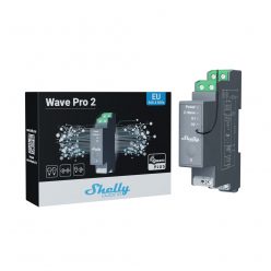   Shelly Qubino Wave PRO 2 smart DIN-rail relay with 2-gang, with Z-Wave protocol