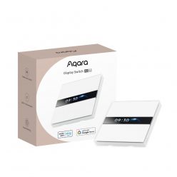   Aqara V1 Display Switch - a 2-channel smart Zigbee wall switch with LCD screen