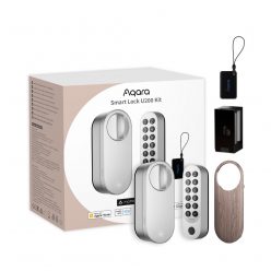   Aqara U200 smart retrofit door lock, Matter compatible, silver