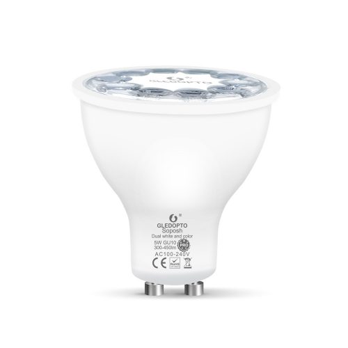 Gledopto GL-S-006P, Pro spotlight LED bulb, GU10, 5W RGB+CCT, Zigbee + RF , eWeLink / Tuya / SmartThings / Philips Hue