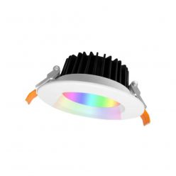   Gledopto GL-D-005P Zigbee Pro (Zigbee 3.0 + RF receiver) smart recessed LED downlight (1050 lumens. IP20), with white frame