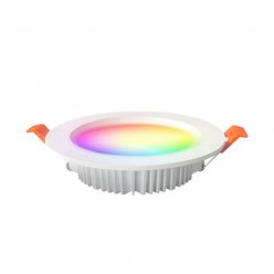   Gledopto GL-D-015P Zigbee Pro (Zigbee 3.0 + RF receiver) smart recessed LED downlight with white frame, extra flat design