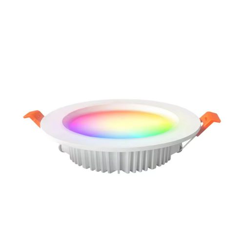 Gledopto GL-D-015P Zigbee Pro (Zigbee 3.0 + RF receiver) smart recessed LED downlight with white frame, extra flat design