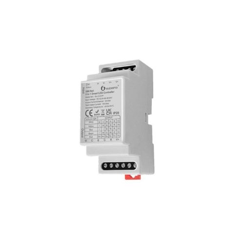 Gledopto GL-C-011P, Zigbee Pro 5-in-1 LED controller (Zigbee+RF) 12V-54V DC, DIN-rail compatible