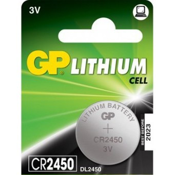 GP Lithium Cell CR2450 button cell battery