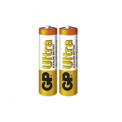   GP Ultra Alkaline AAA micro batteries (LR03) with foil (2 per pack)