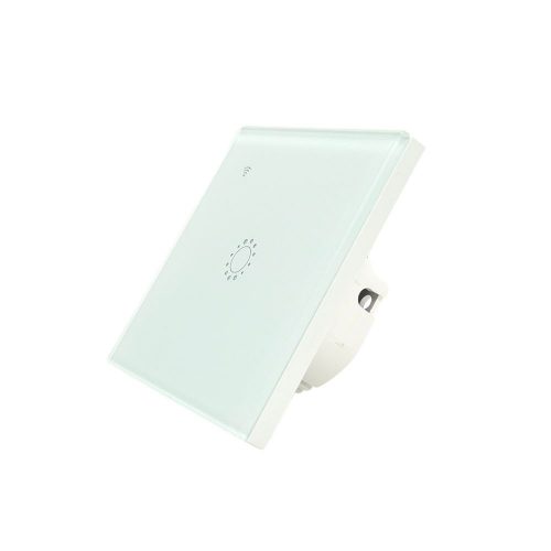 eWeLink 1-gang smart switch with Wi-Fi + RF433, with white touch panel