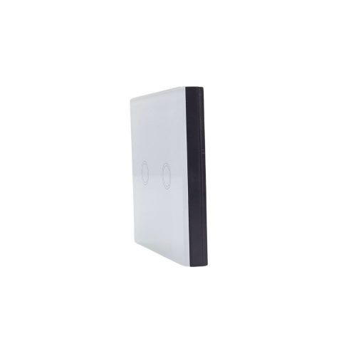 eWeLink 2-gang wireless RF wall touch switch (white)