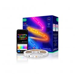   Nous F5 smart Tuya Wi-Fi RGBIC (chip-by-chip controllable) LED strip, 10 meters