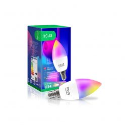   Nous P4 smart Tuya Wi-Fi RGB bulb (E14 socket), Matter compatible