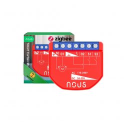   Nous B4Z smart Tuya Zigbee mini roller shutter controller relay module with switch input