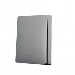   SmartWise B61 UNI Wi-Fi + eWeLink-Remote, 1-gang smart wall switch, universial wiring, physical push-button, grey 