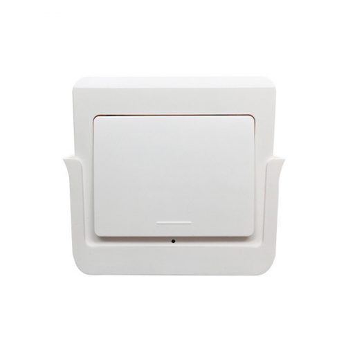 SmartWise RFM1 1-gang wireless RF wall switch, removable from holder