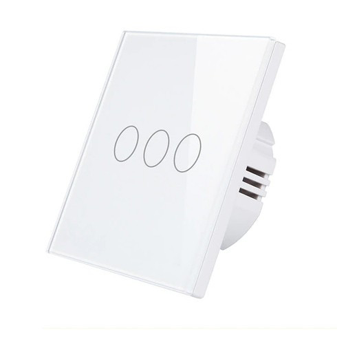 SmartWise Z3-LS 3-gang Zigbee smart wall touch switch (single-live-wire)