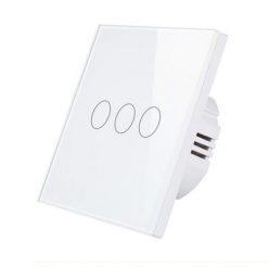   SmartWise Z3-L 3-gang Zigbee + RF smart wall touch switch (single-live-wire)