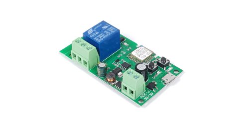 SmartWise 5V-32V 1-gang smart relay switch, with dry contact and momentary switch, Wi-Fi