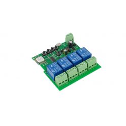   SmartWise 5V-32V 4-gang smart relay switch, with dry contact and momentary switch, eWeLink / Sonoff compatible, Wi-Fi