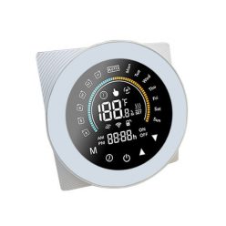   SmartWise WiFi smart thermostat, eWeLink app compatible, Type 'A' (5A), white front panel, colour touch display