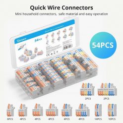   Sonoff D1-2 Quick Wire Splicing Connector Splitter (with 10 types, 54 pcs kit)