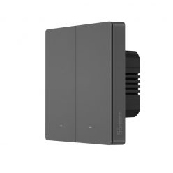   SONOFF SwitchMan Smart Wall Switch-M5, 2-gang, dim grey (M5-2C-86)