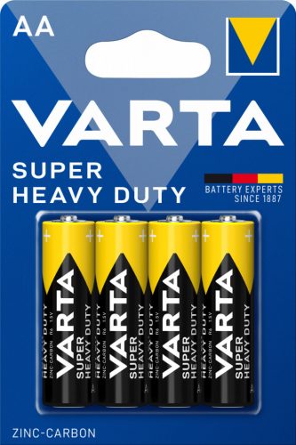 Varta Super Heavy Duty AA ceruza elem, 4 DB